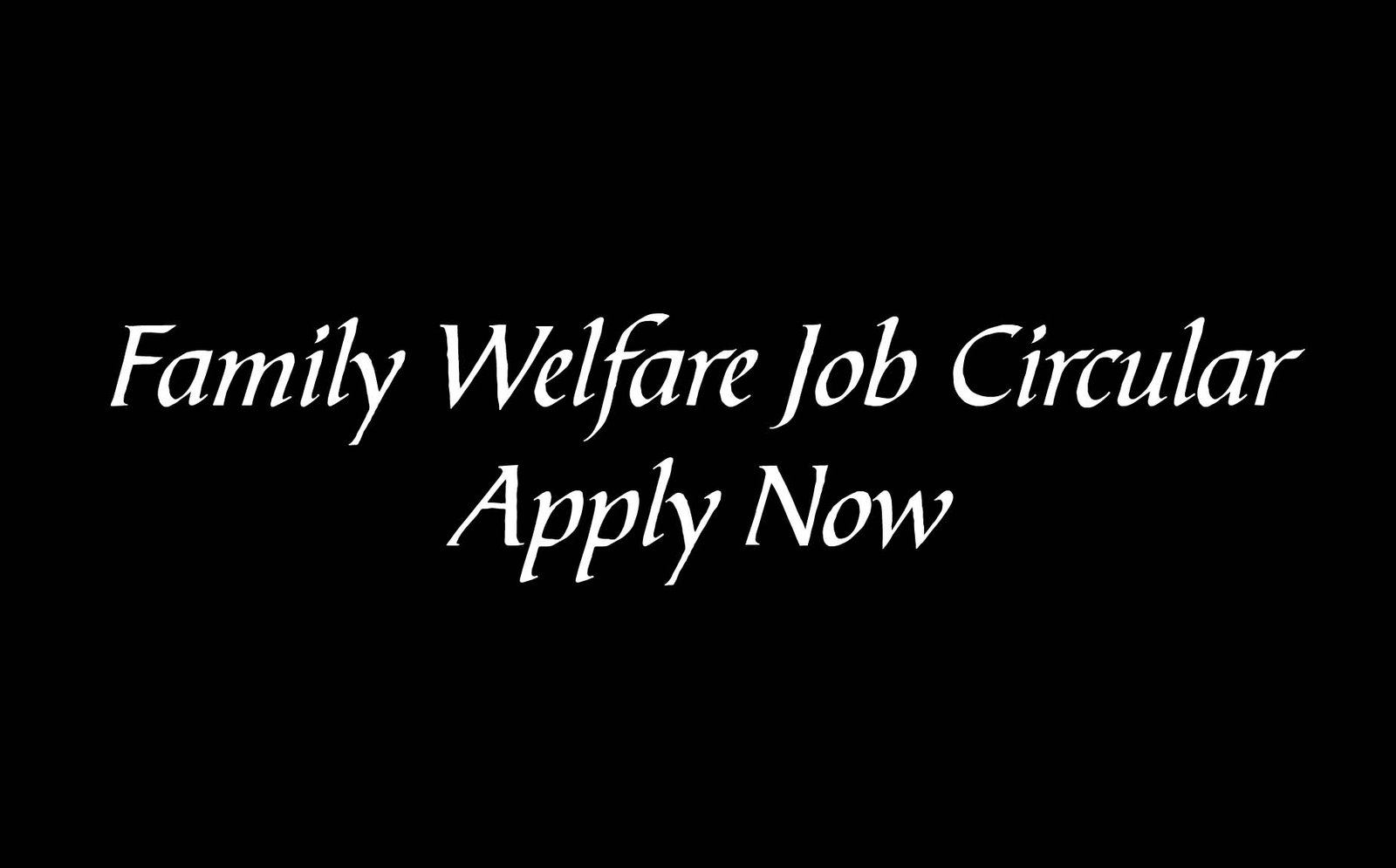 NIPORT Recruitment