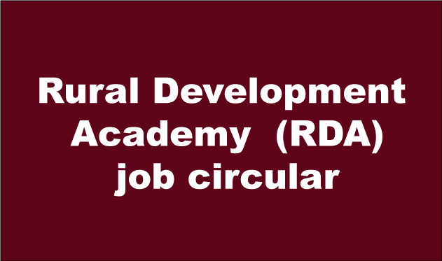 RDA Job Circular